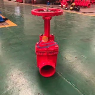 China Factory Price Cast Iron OS&Y Grooved Gate Valve For Fire Fighting