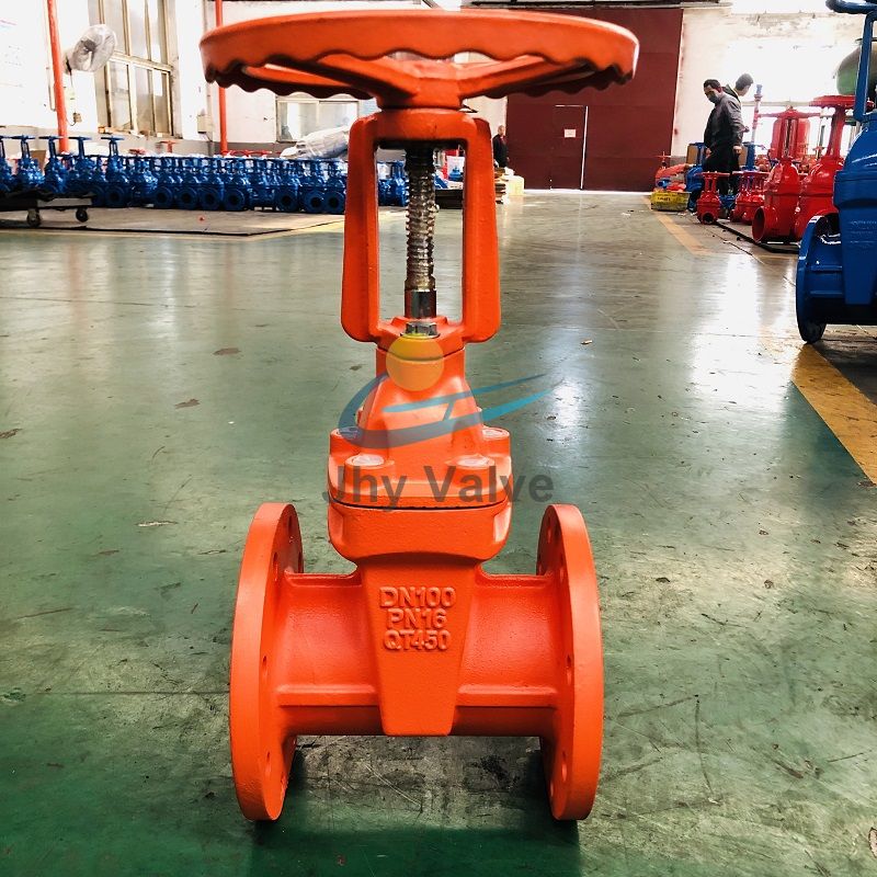 China High Quality BS5163 Ductile Iron Resilient Seat Rising Stem Gate Valve