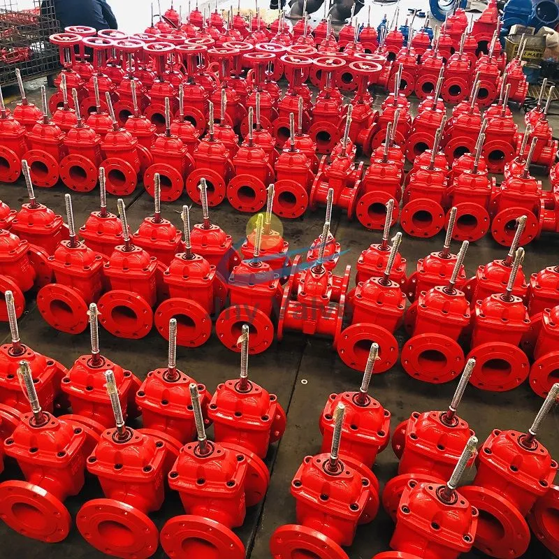 OS&Y Rising Stem Rubber Seat Fire Gate Valve