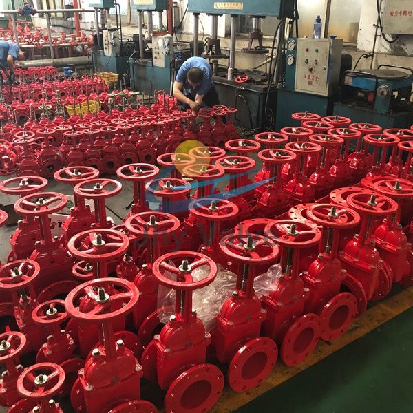 OS&Y Rising Stem Resilient Seat Gate Valve for Water