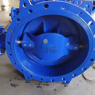 China Factory Ductile Iron series 14 Double Eccentric Butterfly Valve 