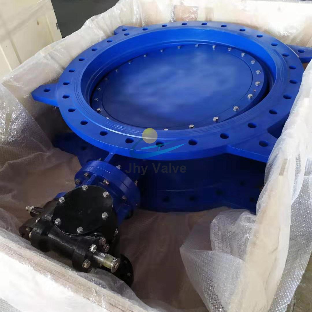 China Factory Ductile Iron series 14 Double Eccentric Butterfly Valve 
