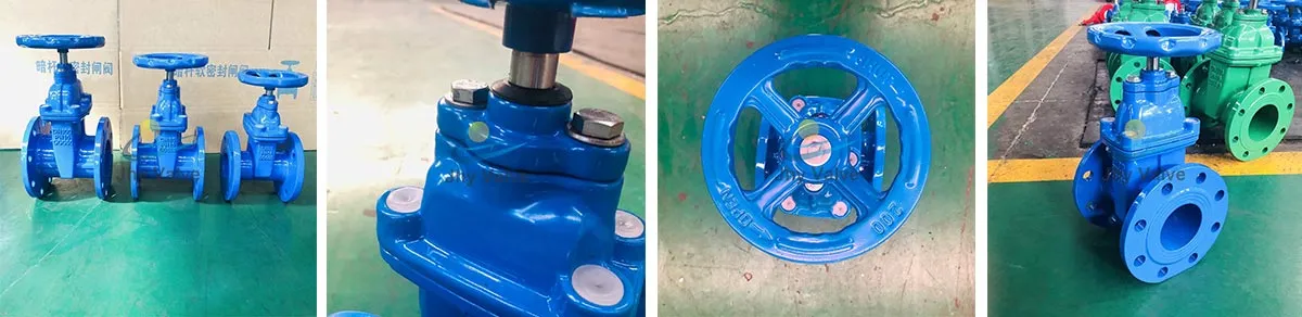 GGG40/50 ductile iron rubber seat NRS gate valve