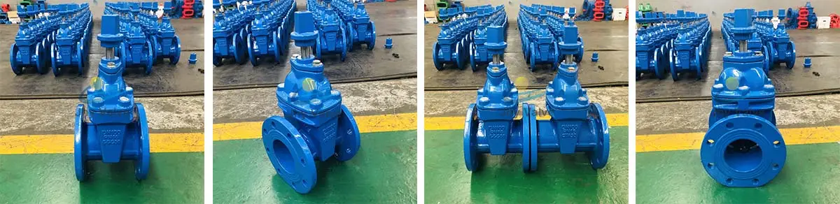 DIN3352 resilient seat brass ring gate valve