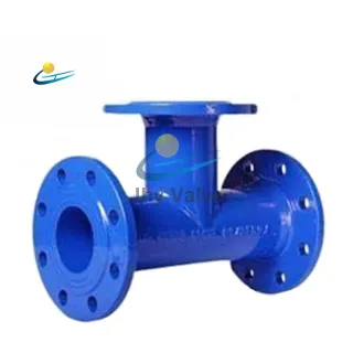 GGG50 BS EN545 Flange Ductile Iron Pipe Fitting All Flange Tee