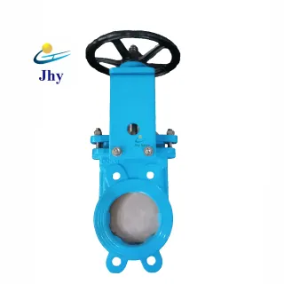 Top ranking supplier BS5163 Non-rising GGG40 PN16 knife gate valve with best price