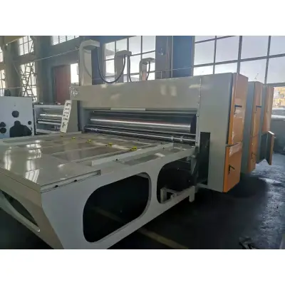 chain feeding printing slotting die cutting machine