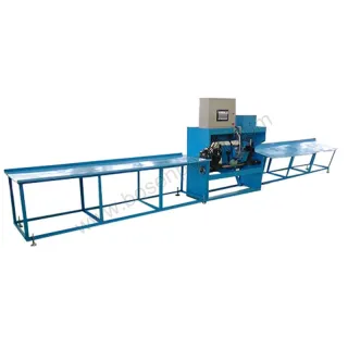 The product line is an advanced mechatronic system. The high degree of automation, the whole set of equipment is divided into four parts: wire feeding unit, PLC centralized control; tightening device: shaping machine; cutting machine. Touch screen human-m