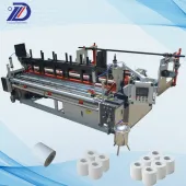 Automatic toilet paper roll machine