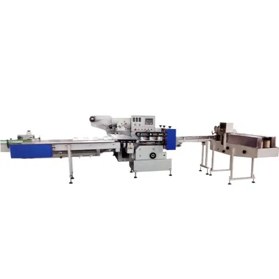 Single roll toilet paper packaging machine