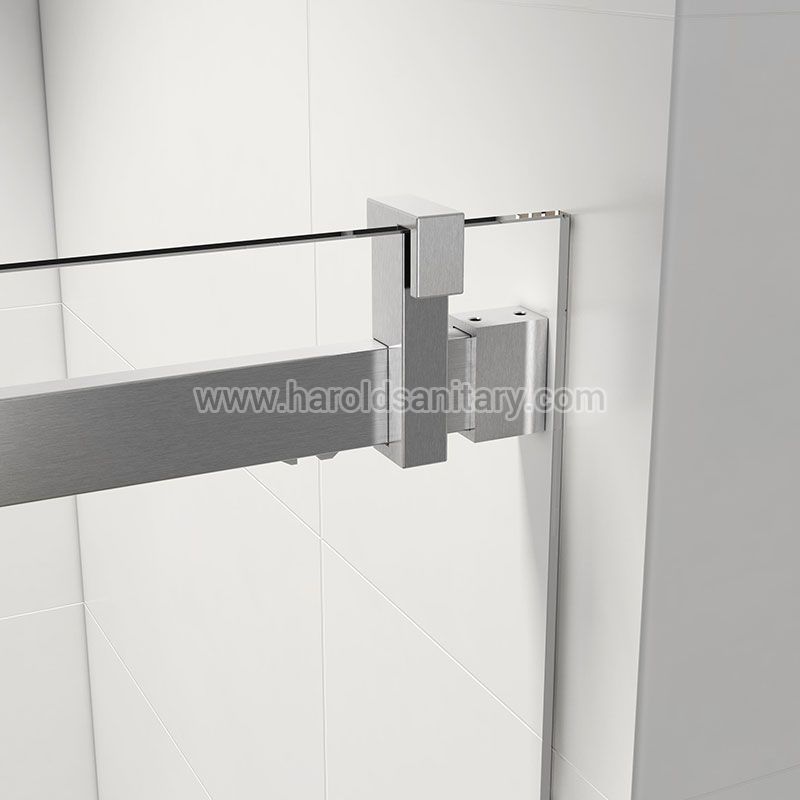 Puertas de ducha de vidrio corredizas de cierre suave al por mayor