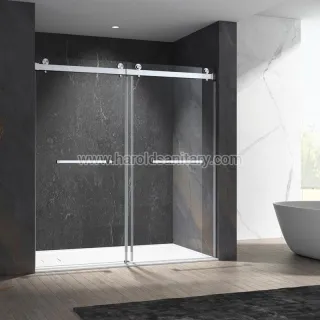 An affordable option, Harold's sliding shower doors deliver value for money without compromise on style or specification. They work by using rollers or runners, meaning you can slide open the door into the enclosure or your space. Fitting a range of cubic