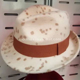 Wholesale Lady Fedora 100% Wool Felt Hat
