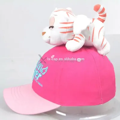 Garden Zoo Party Garden Toy Doll Tiger baseball hat and Hat