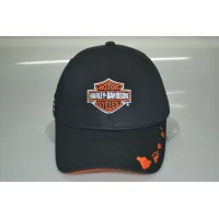Harley-Davidson black fashion Signet embroidery baseball cap 