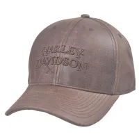 Harley-Davidson Reddish brown Cortex Embroidery baseball cap 