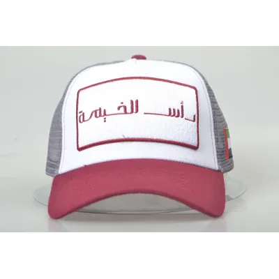 Trucker five panels Stamp embroidery fashion mesh cap
