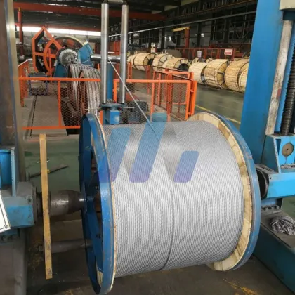  Aluminum Clad Steel Strand Wire For Electric Conductor Overhead Ground Wire