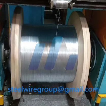 Galvanized steel wire strand for optical cable