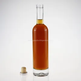 NC083 375ml 550g glass whisky bottle