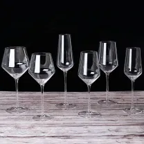 Toasting Crystal White Wine Glasses