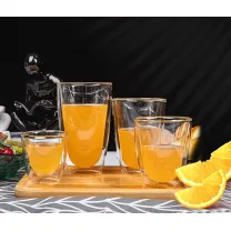 Double Wall Juice Glasses