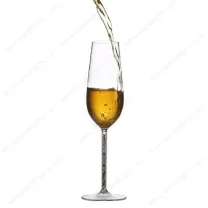 Clear High Borosilicate Glass Champagne Flute