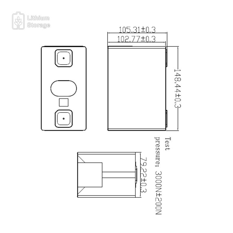 NCM79148102-177Ah Lithium Ion Battery