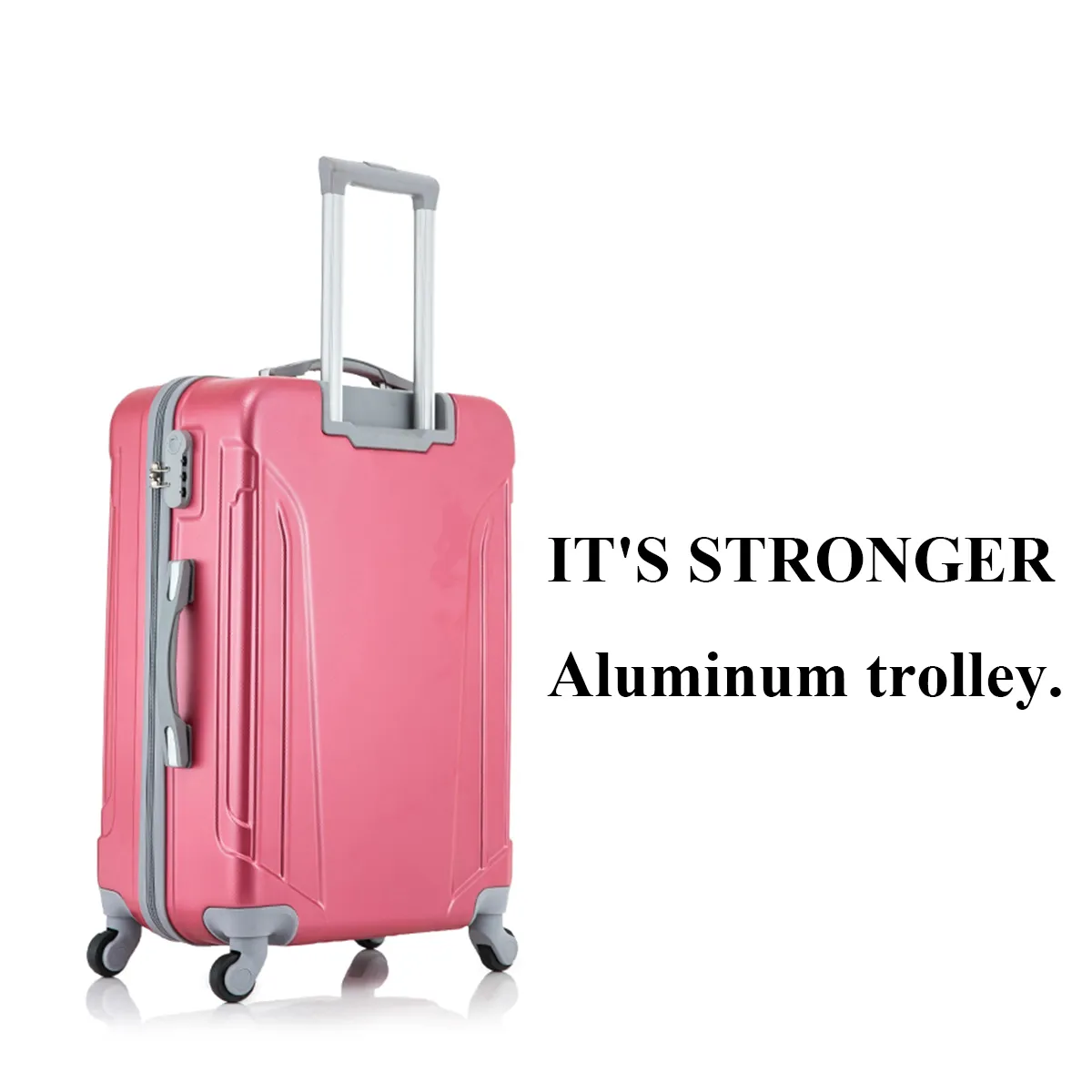 FASHION ABS HARD SHELL SUITCASE SPINNER TRAVEL BAGS LUGGAGE SETS TROLLEY