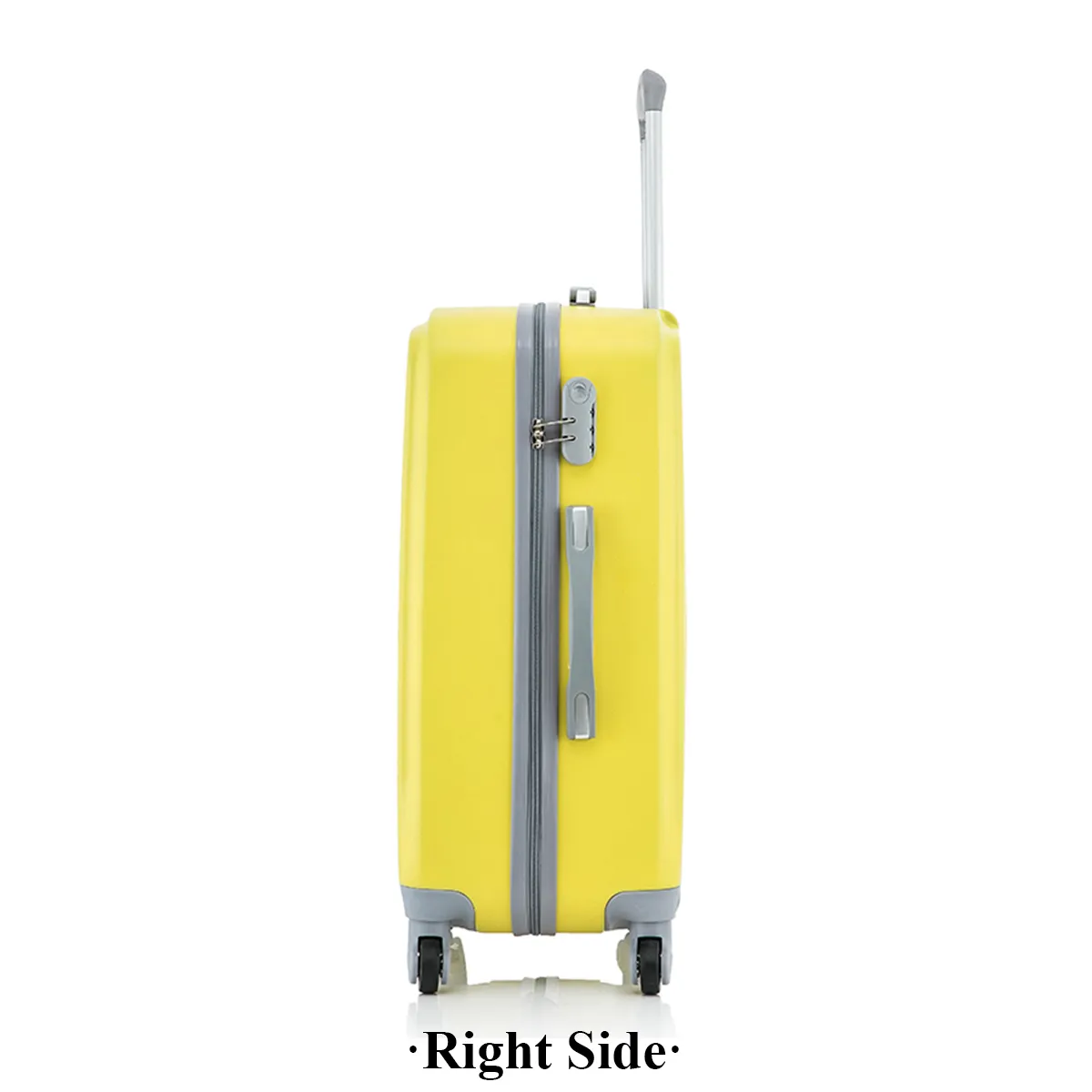 GOOD DESIGN CANDY COLOR FAST DURABLE ABS TRAVEL TROLLEY LUGGAGE SUITCASE