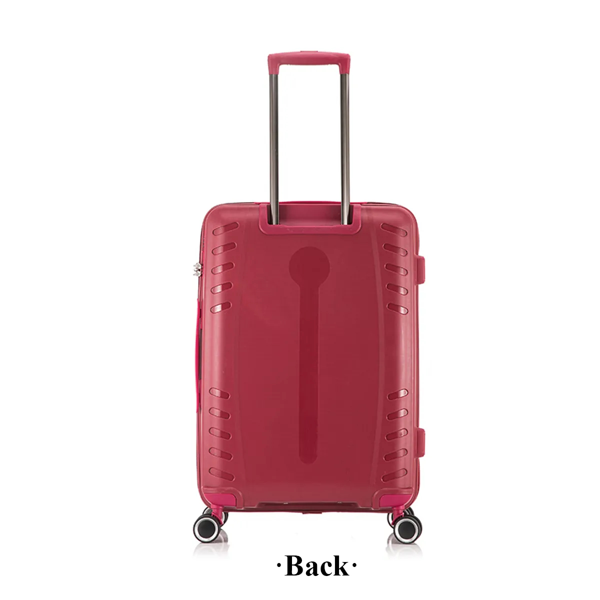 GOOD DESIGN LIGHT WEIGHT UNBREAKABLE SUITCASES PP TROLLEY LUGGAGE TRAVEL FASHION TROLLEY