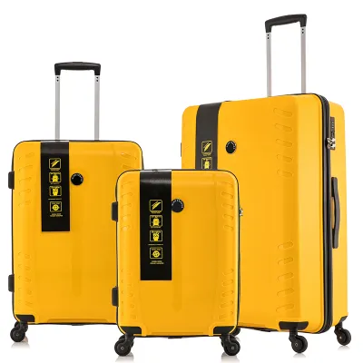 حقيبة سفر بأحجام ABS عالية الجودة مع حقيبة سفر متينة وعصرية