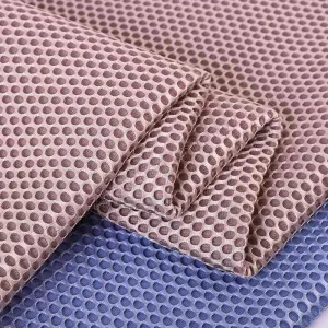 Warp knitted 100% polyester sandwich air mesh fabric