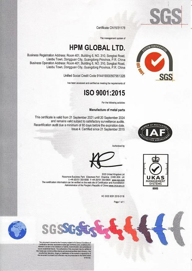 ISO 9001 Certification & license