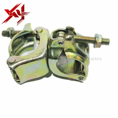 scaffolding formwork beam clamp fixing and swivel clamp double coupler Scaffolding Pressed Fixed Coupler