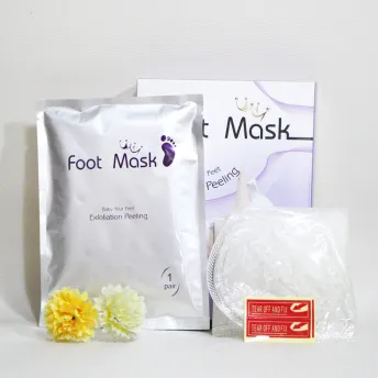 OEM manufacturer Lavender Peeling foot mask for exfoliating dead skin