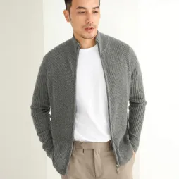Men's 100% Cashmere Cardigan Sweater