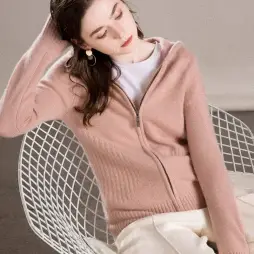 Women's 100% Cashmere Cardigan Sweater