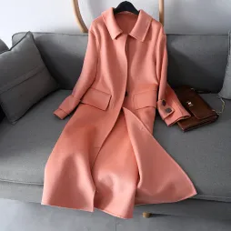 Women's 100% Wool Overcoat