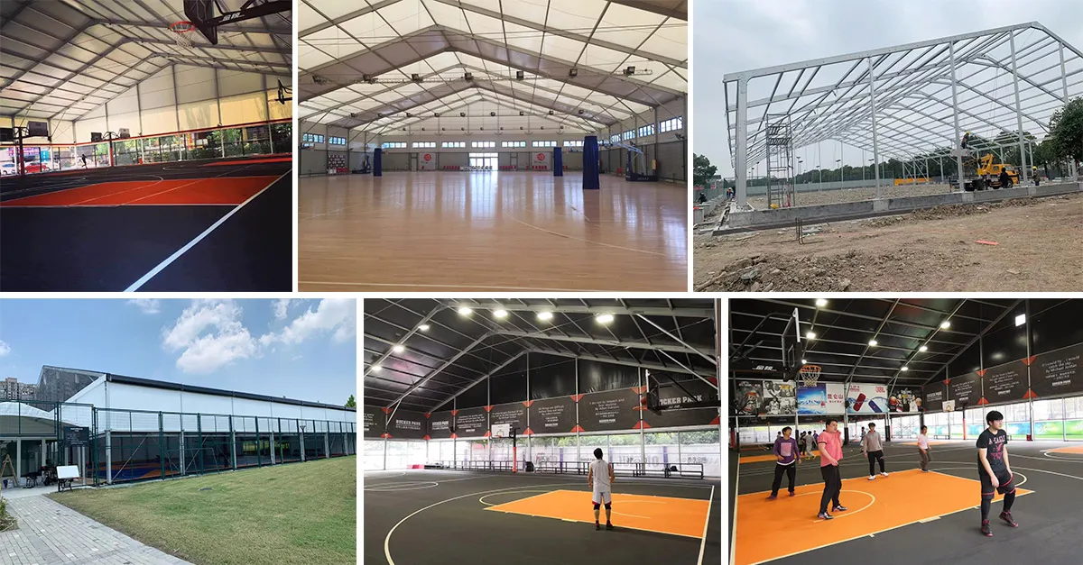 Sporting Event Tent For Basketball Court