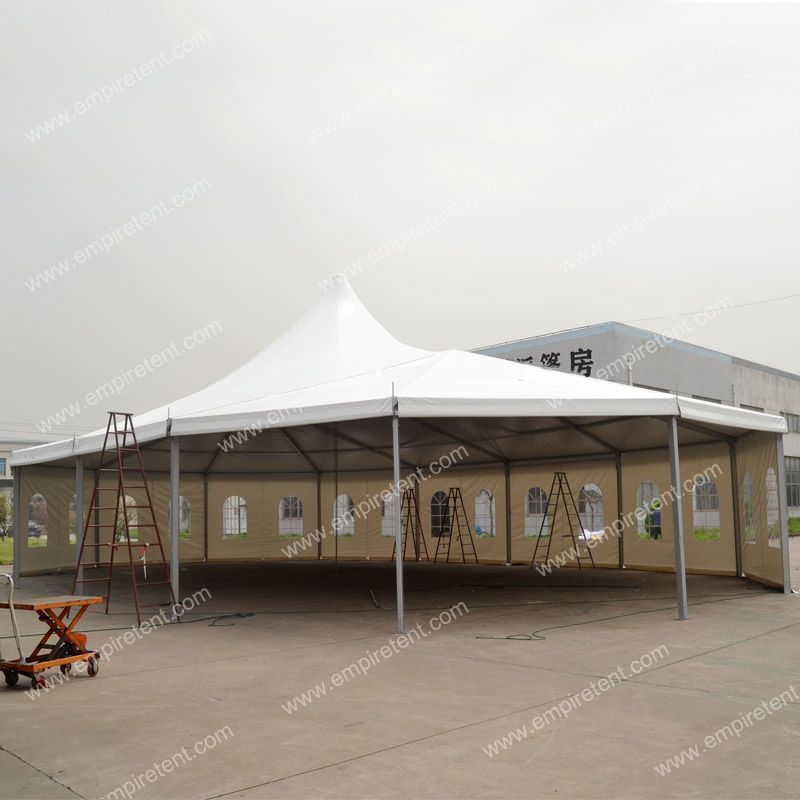 12x20m high peak mixed tent for sale