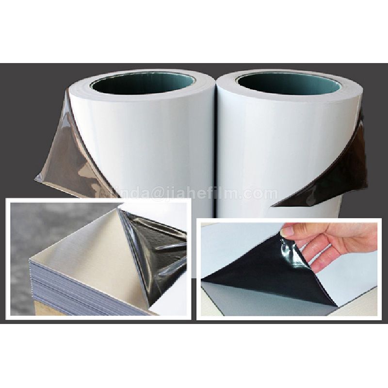 Black and White Residue Free PE Film Roll Surface Protective Film for Stainless Steel Sheet
