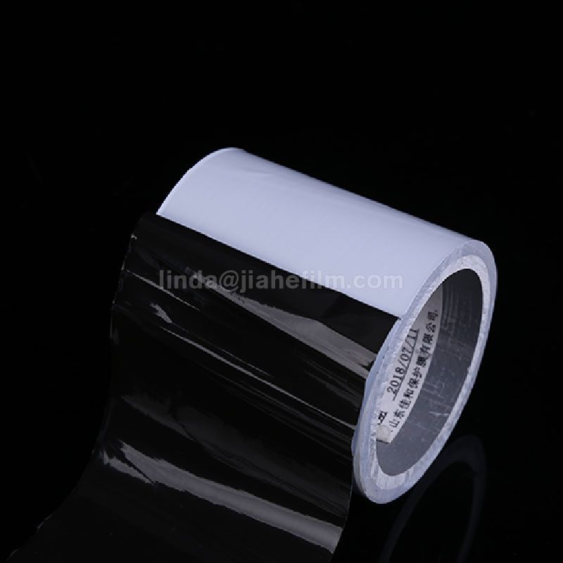 Film protecteur de surface de petit pain de film de PE sans résidu noir et blanc pour la feuille d'acier inoxydable