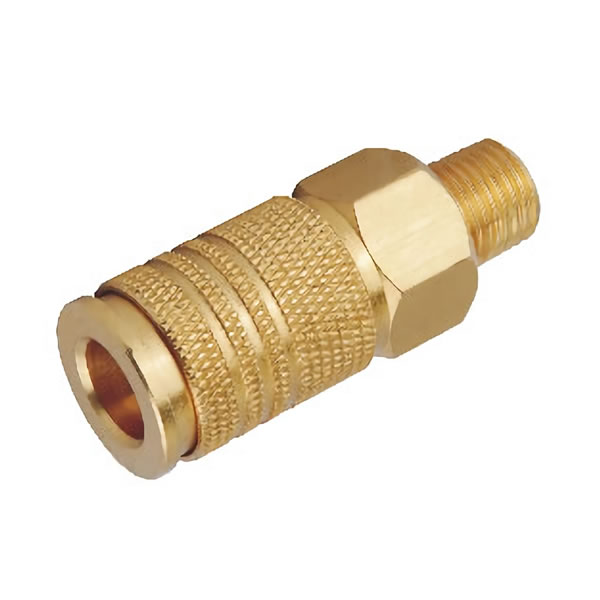Universal Interchange Quickconnect Air Couplings LU122SM Brass 1/4