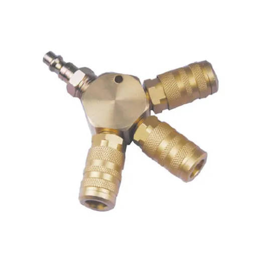 3-Way 1/4 Inch NPT Hex Style Air Manifold