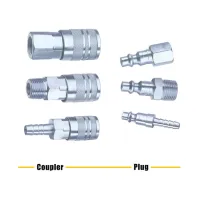 3/8 M-Style Couplers and Plugs LU7-2 Quick Couplings
