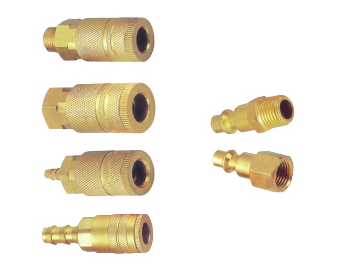 Industrial Quick Couplers LU2-2 1/4 Inch NPT Brass Coupling