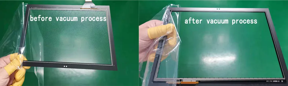 PCAP touch screen before and after vacuum process.jpg