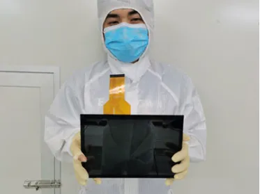 How a Touch Screen Tape-bonded on a Display Panel?