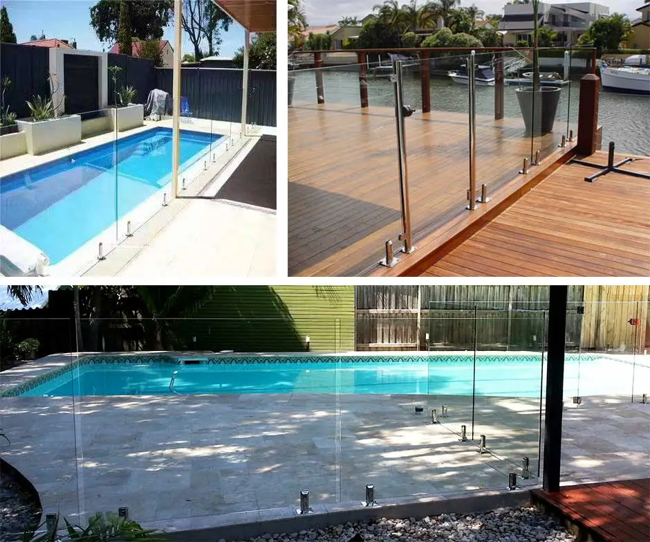 Frameless Tempered Glass Pool Fencing